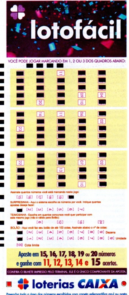 concurso lotofacil